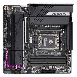 GIGABYTE B650M AORUS ELITE Carte mère - Compatible avec les processeurs AMD Ryzen 9000, VRM 12+2+2 phases, jusqu'à 8000 MHz