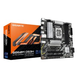 GIGABYTE B860M DS3H Placa base - CPUs Intel Core Ultra, VRM de 5+1+2+1 fases, hasta 9066MHz DDR5, 1xPCIe 5.0 + 1xPCIe 4.0 M.2,