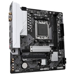 GIGABYTE B650M GAMING WIFI6E Mainboard - AMD Ryzen 9000 Serie CPUs, 5+2+2 Phasen VRM, bis zu 6400 MHz DDR5 (OC), 1xPCIe 4.0