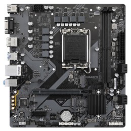 GIGABYTE B760M E Placa base - Compatible con procesadores Intel Core 14ª generación, VRM de 6+1+1 fases, hasta 7200 MHz DDR5