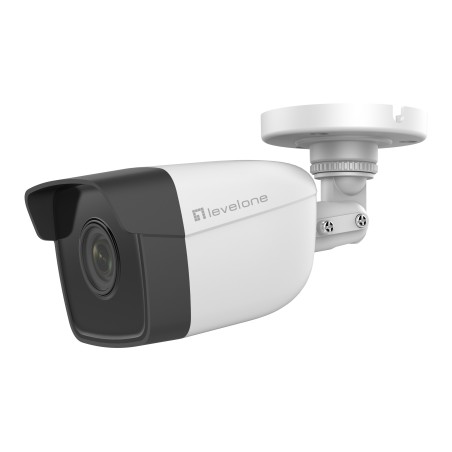 LevelOne GEMINI Feste IP-Netzwerk-Kamera, 2 Megapixel, H.265, 802.3af PoE, IR-LEDs, Innen   Außen