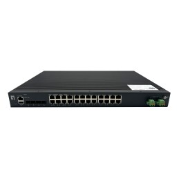 LevelOne IXP-2871 network switch Managed L2+ Gigabit Ethernet (10 100 1000) Power over Ethernet (PoE) Black