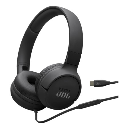 JBL Tune 520C USB-C Auriculares Alámbrico Diadema Llamadas Música USB Tipo C Negro