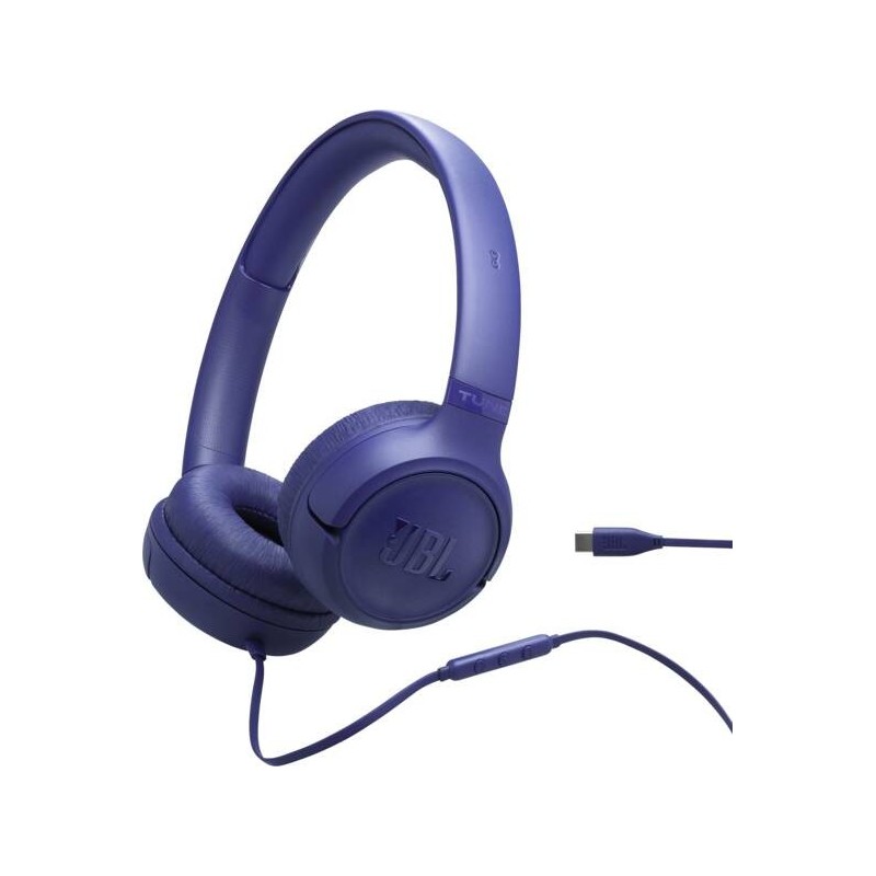 JBL Tune 530C USB C Casque Avec fil Arceau USB Type-C Bleu