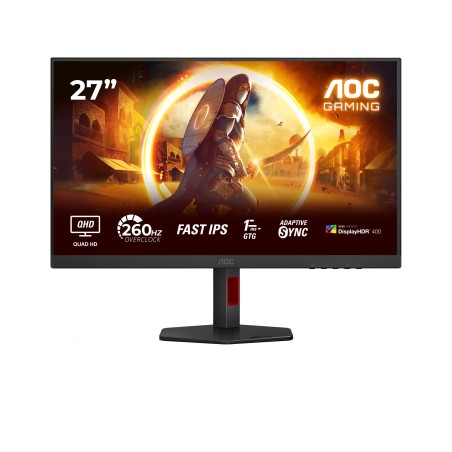 AOC G4 Q27G4ZR pantalla para PC 68,6 cm (27") 2560 x 1440 Pixeles Quad HD LED Negro, Rojo