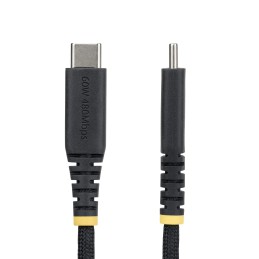 StarTech.com Cable de Carga USB-C Trenzado de 1m - Cable Cargador USB Tipo C para Portátil - Cable Resistente para Carga de