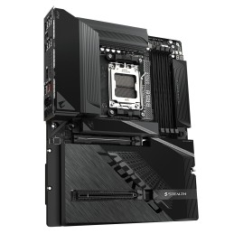 GIGABYTE B850 AORUS STEALTH Carte Mère – Processeurs AMD Ryzen 9000 Series, VRM numérique 14+2+2 phases, jusqu’à 8200 MHz DDR5