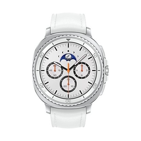 Samsung Galaxy Watch 8 Classic 3,3 cm (1.3") AMOLED 46 mm Digitale 438 x 438 Pixel Touch screen 4G Argento Wi-Fi GPS