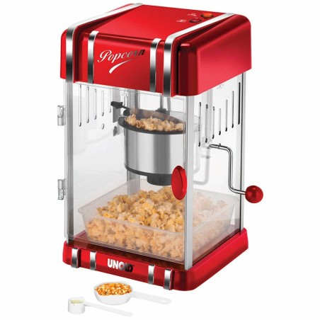 Unold 48535 macchina per popcorn Rosso, Argento 300 W