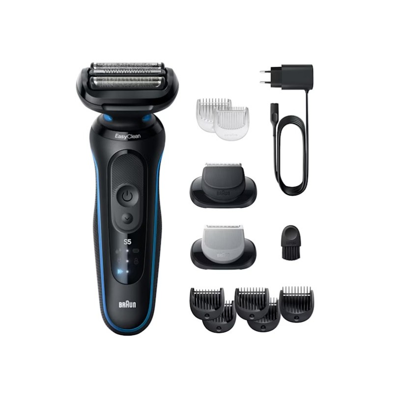 Braun Series 5 52-B1650S rasoio elettrico Trimmer Blu