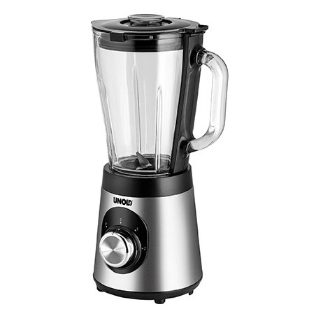 Unold Edel 1.5 L Tabletop blender 500 W Black, Stainless steel, Transparent