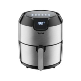 Tefal Easy Fry EY401D Single 4.2 L Stand-alone 1500 W Hot air fryer Black, Stainless steel