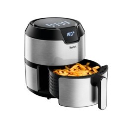 Tefal Easy Fry EY401D Unique 4,2 L Autonome 1500 W Friteuse d’air chaud Noir, Acier inoxydable