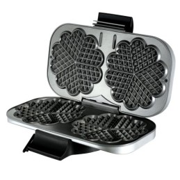 Unold 48241 moule à gauffres 2 gauffre(s) 1300 W Noir, Argent