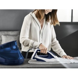 Tefal Pro Express Vision GV9812 3000 W 1,1 L Durilium AirGlide Autoclean soleplate Azul, Blanco