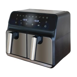 Unold 58685 fryer Double 8 L Stand-alone 1700 W Hot air fryer Black, Gray