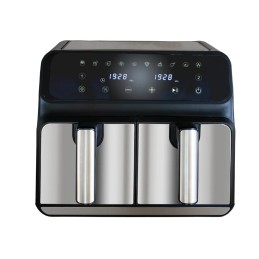 Unold 58685 friteuse Double 8 L Autonome 1700 W Friteuse d’air chaud Noir, Gris