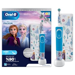 Oral-B Vitality Pro Frozen Kind Rotierende-vibrierende Zahnbürste Schwarz, Grau