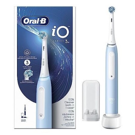 Oral-B Braun iO Series 3N Erwachsener Vibrierende Zahnbürste Hellblau, Weiß