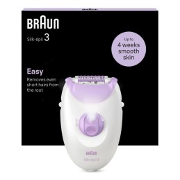 Braun Silk-épil 3 3-000 20 pinzette Viola, Bianco