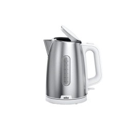 Braun WK 1500 electric kettle 1.7 L 2200 W Stainless steel, White