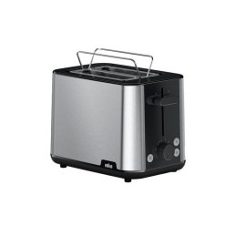 Braun HT 1510 8 2 rebanada(s) 900 W Negro, Acero inoxidable
