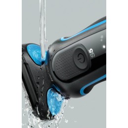 Braun 51-B1000s Máquina de afeitar de láminas Negro, Azul