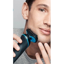 Braun 51-B1000s Folienschaber Schwarz, Blau