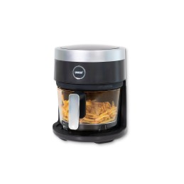 Unold 58695 freidora Sencillo 3,5 L Independiente 1200 W Freidora de aire caliente Negro
