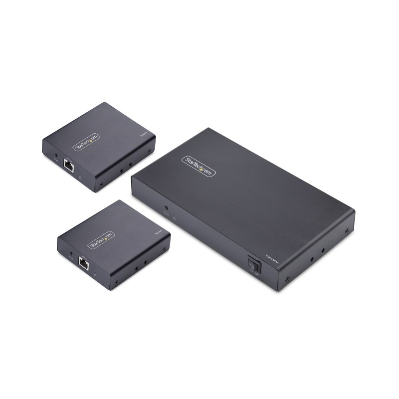 StarTech.com 4-Port HDMI Extender und Splitter über CAT6, 4K 60Hz, bis 70m, 1x2 HDMI über Netzwerkkabel-LAN Kabel Verteilerkit