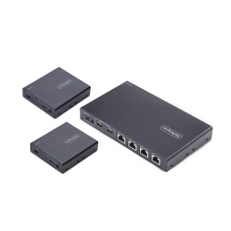 StarTech.com 4-Port HDMI Extender und Splitter über CAT6, 4K 60Hz, bis 70m, 1x2 HDMI über Netzwerkkabel-LAN Kabel Verteilerkit