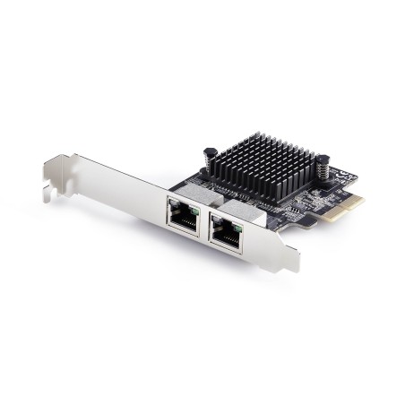 StarTech.com Tarjeta de Red Ethernet PCI Express de 2 Puertos Gigabit 5G - Tarjeta Adaptador Ethernet PCI-E Chipset RTL8126 -