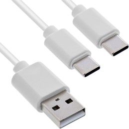 InLine 35122W USB cable USB 2.0 78.7" (2 m) USB A 2 x USB C White