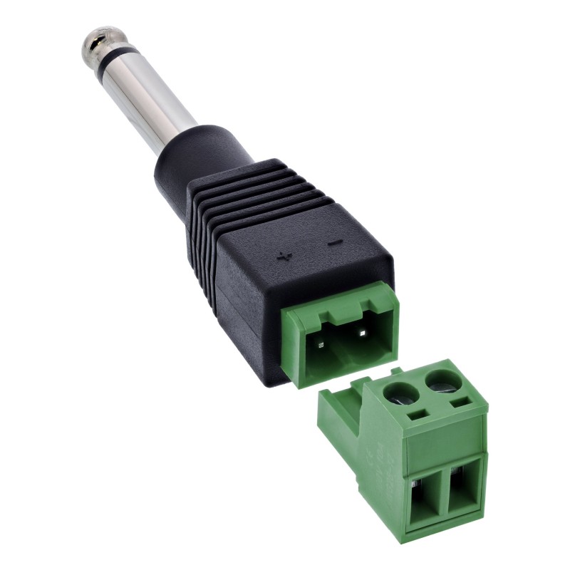 InLine 92504M conector Negro, Verde