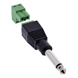 InLine 92504M conector Negro, Verde