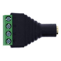 InLine 92504K connecteur de fils Noir, Vert