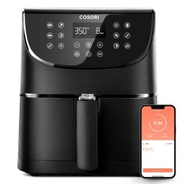 Cosori Smart Chef Edition Singolo 5,5 L Indipendente 1700 W Friggitrice ad aria calda Nero