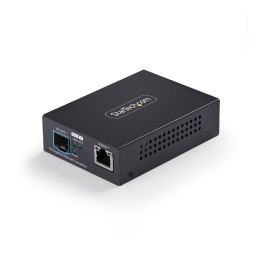 StarTech.com Media Converter in Fibra 10GbE Multi-Gigabit SFP+, Convertitore RJ-45 Gigabit Ethernet a SFP+ 10GBASE-X,
