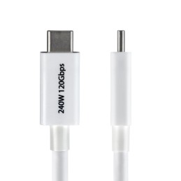 StarTech.com TBLT5MM50CM240WWH Thunderbolt cable 19.7" (0.5 m) 120 Gbit s White
