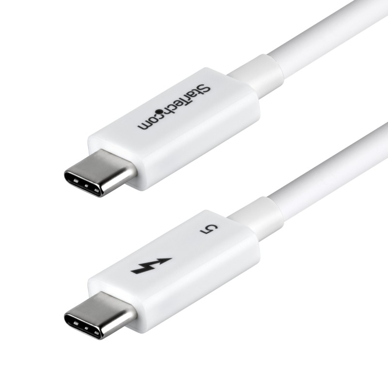 StarTech.com 1m Thunderbolt 5 Kabel, 80Gbps-120Gbps, 240W PD, 8K 60Hz, Thunderbolt zertifiziertes Kabel, kompatibel mit TB5  