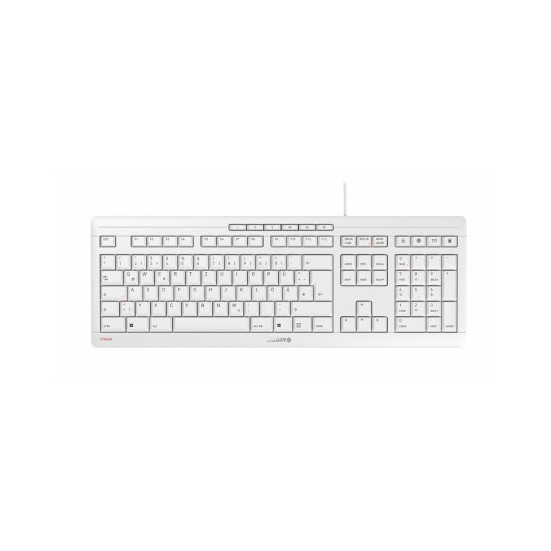 CHERRY JK-8500HU-0 keyboard Home Office USB QWERTZ Hungarian Light grey