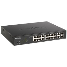 D-Link DGS-1100-18PV2 network switch Managed L2 Gigabit Ethernet (10 100 1000) Power over Ethernet (PoE) 1U Black