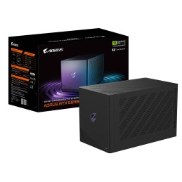 GIGABYTE AORUS RTX 5090 AI BOX Tarjeta Gráfica – 32 GB GDDR7, 512 bits, PCI-E 5.0, frecuencia de núcleo 2407 MHz, 3 x DP 2.1, 1