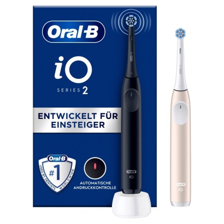 Oral-B iO Series 2 Erwachsener Vibrierende Zahnbürste Schwarz, Pink