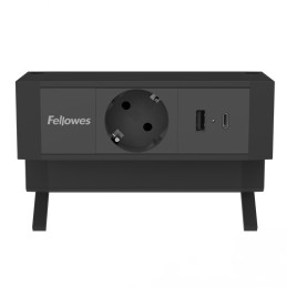 Fellowes 100137172 power extension 78.7" (2 m) 1 AC outlet(s) Indoor Black
