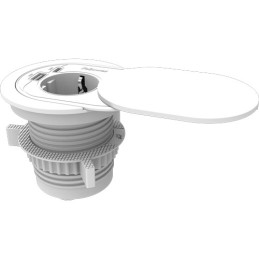 Fellowes 100137178 power extension 78.7" (2 m) 1 AC outlet(s) Indoor White