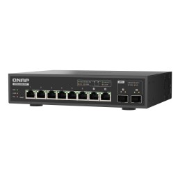 QNAP QSW-L3208-2C6T switch Gestionado L2 10G Ethernet (100 1000 10000) Escritorio Negro