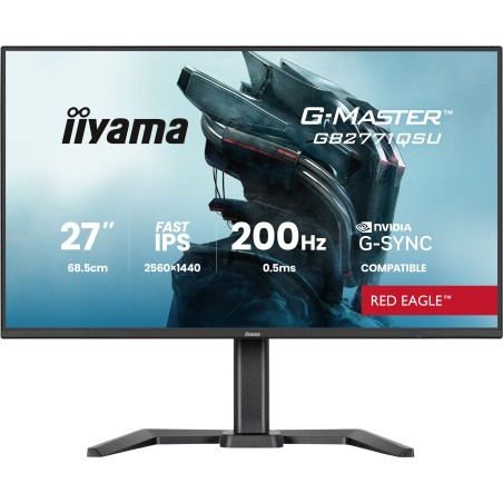iiyama G-MASTER GB2771QSU-B1 pantalla para PC 68,6 cm (27") 2560 x 1440 Pixeles Wide Quad HD Negro