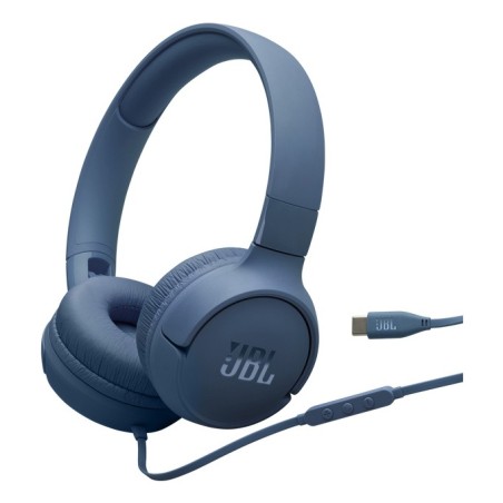 JBL Cuffie ad archetto supra-aurali con cavo e comando microfono a 3 pulsanti, connettore USB Type-C, Driver  32mm,