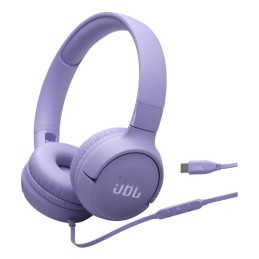 JBL Tune 520C USB-C Headphones Wired Head-band Calls Music USB Type-C Lilac